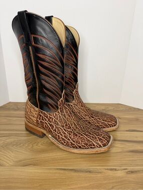 Anderson Bean Brown & Black Western Cowboy Boots